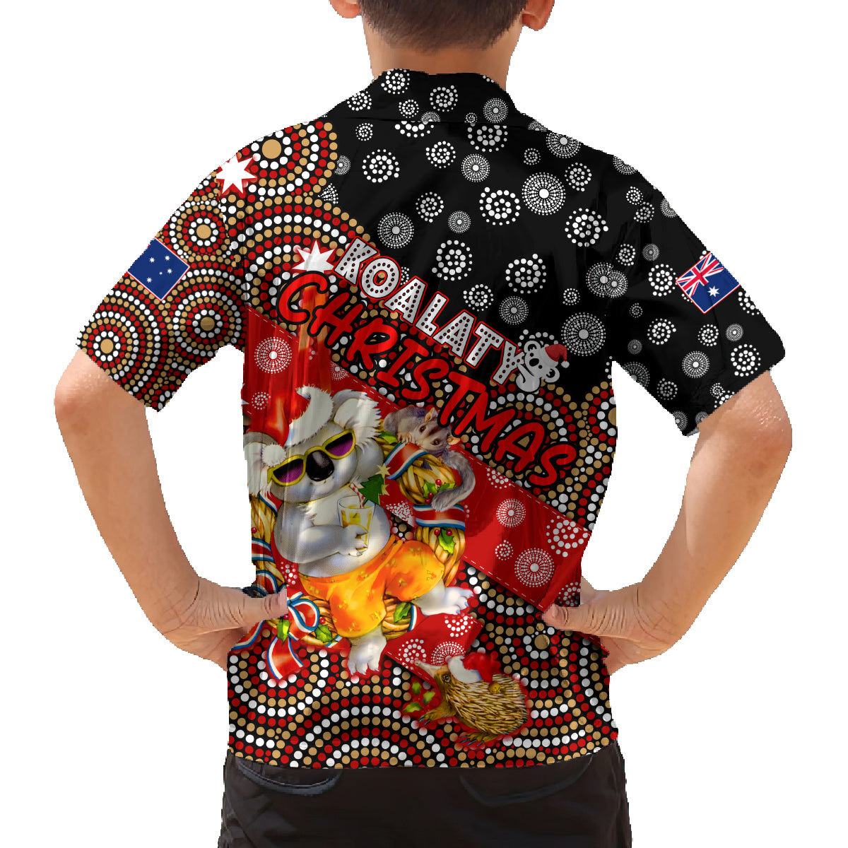 koalaty-christmas-family-matching-puletasi-dress-and-hawaiian-shirt-australia-koala-aboriginal