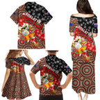 koalaty-christmas-family-matching-puletasi-dress-and-hawaiian-shirt-australia-koala-aboriginal