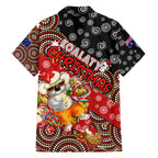 koalaty-christmas-family-matching-short-sleeve-bodycon-dress-and-hawaiian-shirt-australia-koala-aboriginal