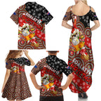 koalaty-christmas-family-matching-summer-maxi-dress-and-hawaiian-shirt-australia-koala-aboriginal