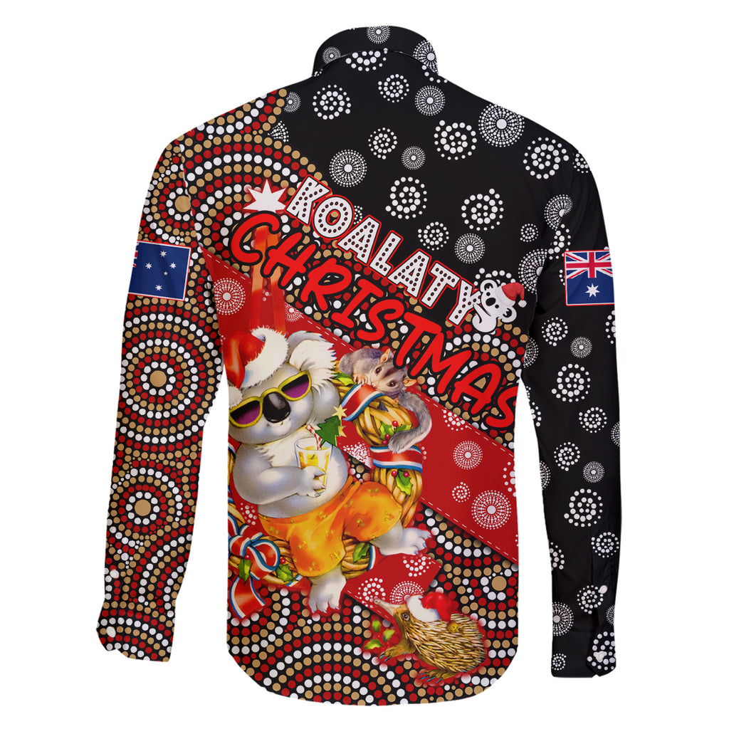 koalaty-christmas-family-matching-summer-maxi-dress-and-hawaiian-shirt-australia-koala-aboriginal