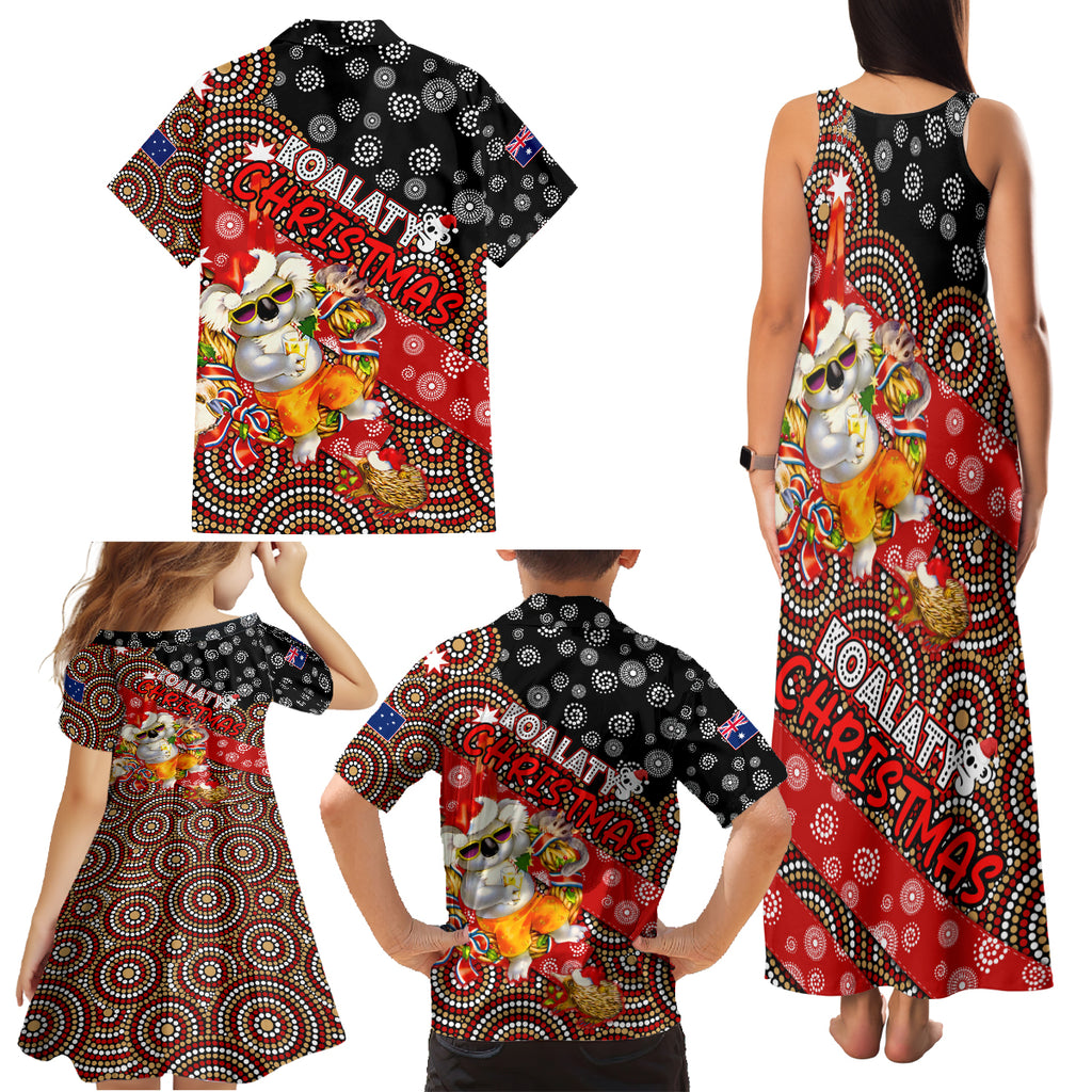 koalaty-christmas-family-matching-tank-maxi-dress-and-hawaiian-shirt-australia-koala-aboriginal