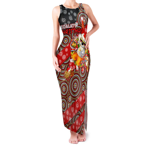 koalaty-christmas-family-matching-tank-maxi-dress-and-hawaiian-shirt-australia-koala-aboriginal