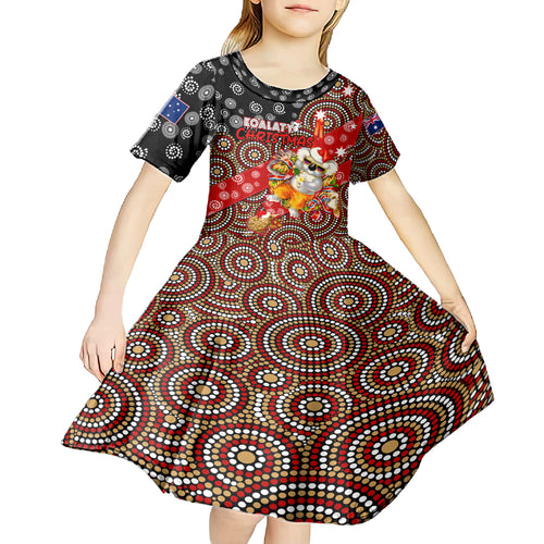 koalaty-christmas-kid-short-sleeve-dress-australia-koala-aboriginal