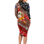 koalaty-christmas-long-sleeve-bodycon-dress-australia-koala-aboriginal
