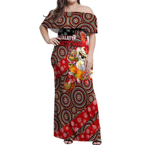 koalaty-christmas-off-shoulder-maxi-dress-australia-koala-aboriginal