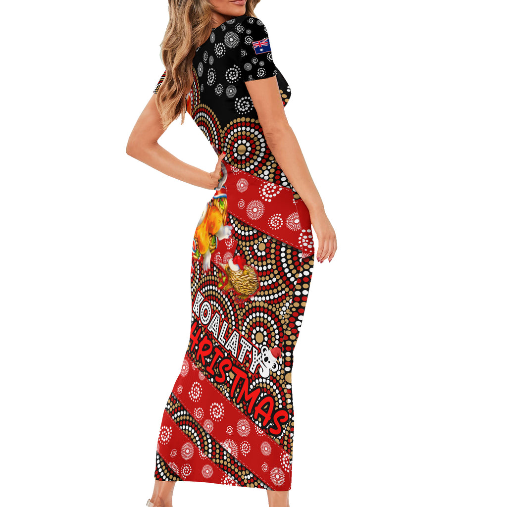 koalaty-christmas-short-sleeve-bodycon-dress-australia-koala-aboriginal