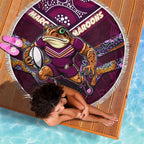 Queensland Maroons Beach Blanket Mascot Rugby League