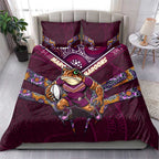 Queensland Maroons Bedding Set Mascot Rugby League