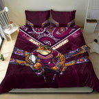 Queensland Maroons Bedding Set Mascot Rugby League