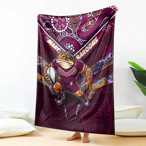 Queensland Maroons Blanket Mascot Rugby League