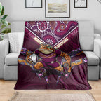 Queensland Maroons Blanket Mascot Rugby League