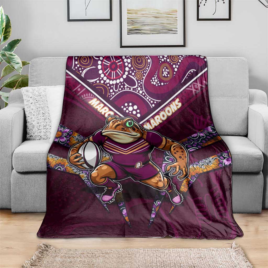 Queensland Maroons Blanket Mascot Rugby League