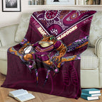 Queensland Maroons Blanket Mascot Rugby League