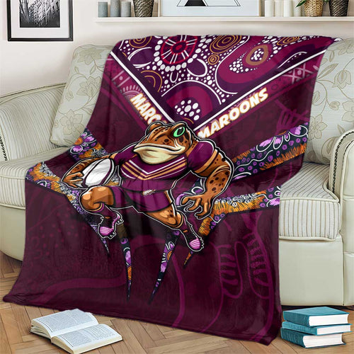 Queensland Maroons Blanket Mascot Rugby League