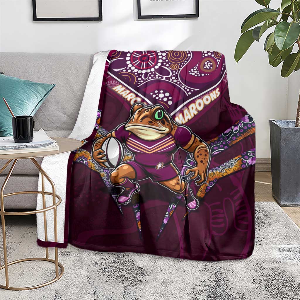 Queensland Maroons Blanket Mascot Rugby League
