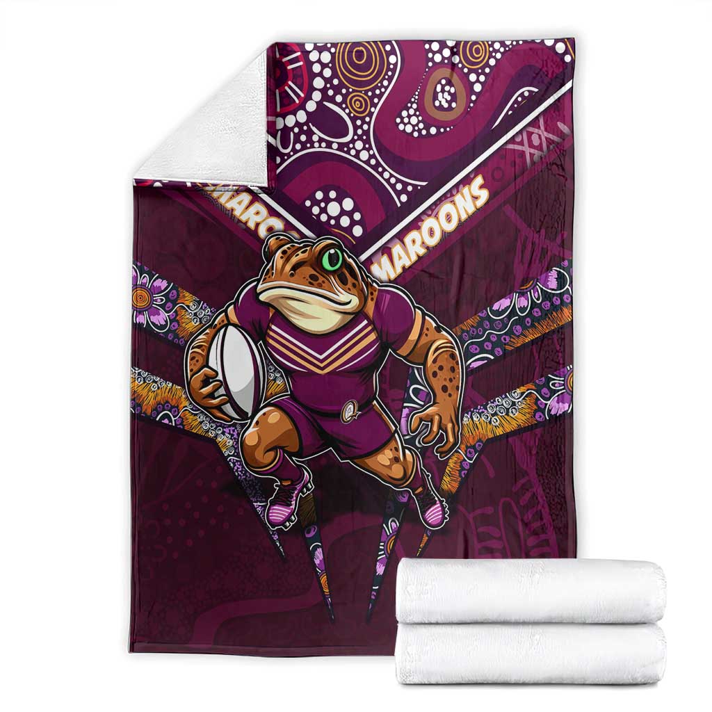 Queensland Maroons Blanket Mascot Rugby League