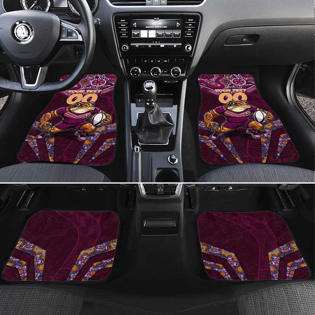 Queensland Maroons Car Mats Mascot Rugby League