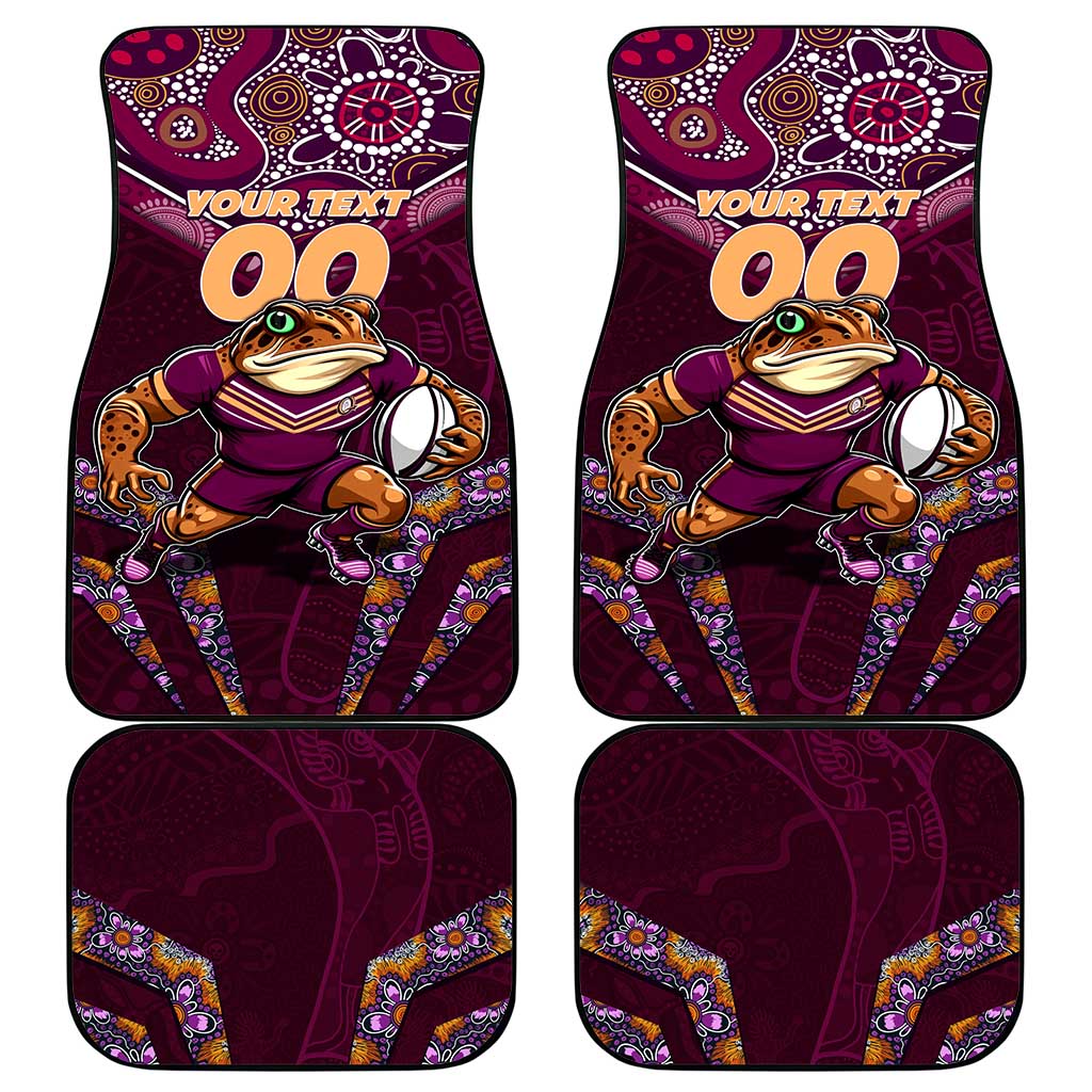 Queensland Maroons Car Mats Mascot Rugby League
