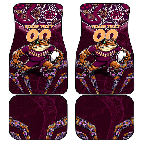 Queensland Maroons Car Mats Mascot Rugby League