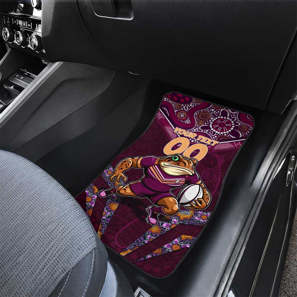 Queensland Maroons Car Mats Mascot Rugby League