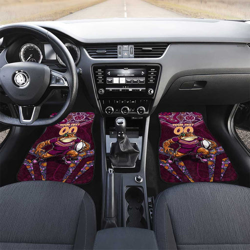 Queensland Maroons Car Mats Mascot Rugby League