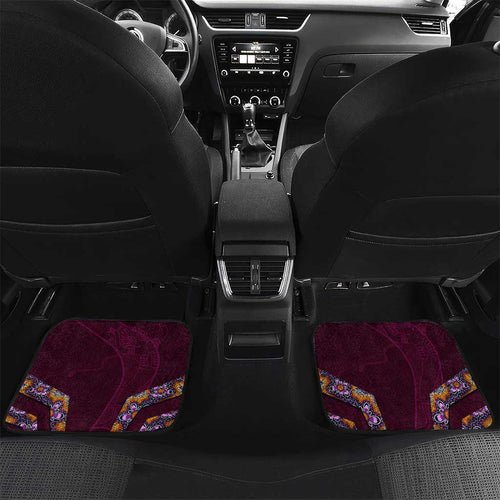 Queensland Maroons Car Mats Mascot Rugby League