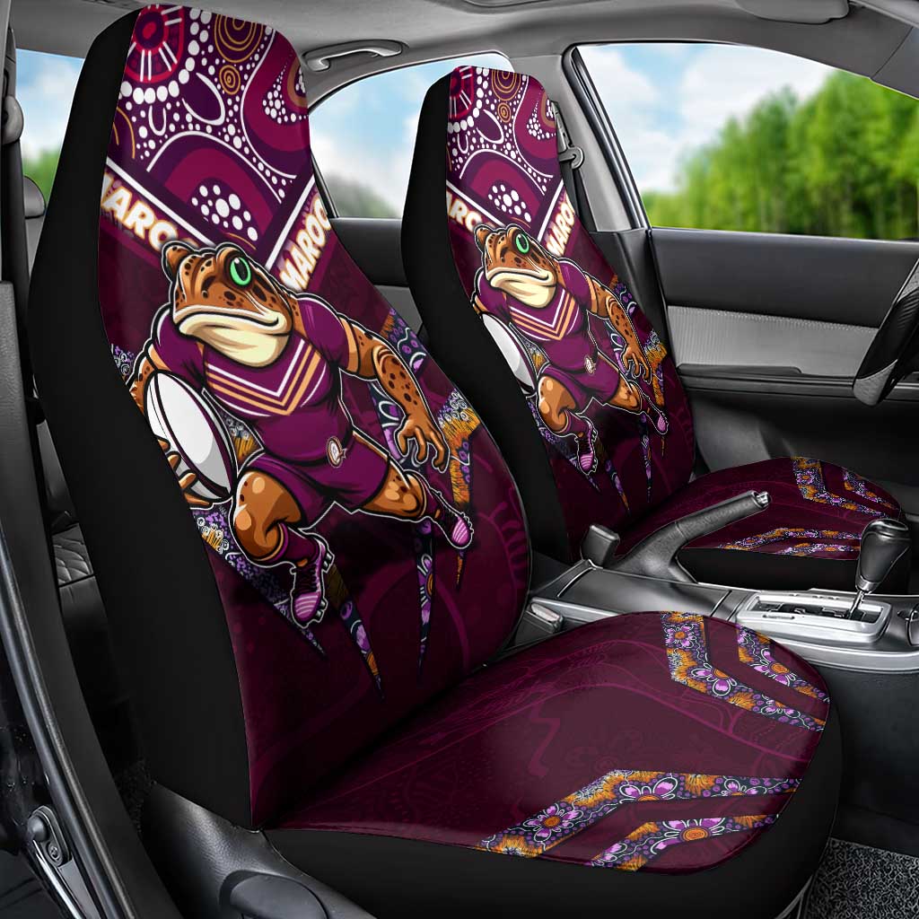 Queensland Maroons Car Seat Cover Mascot Rugby League
