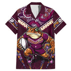 Personalised Queensland Maroons Family Matching Mermaid Dress and Hawaiian Shirt Mascot Rugby League
