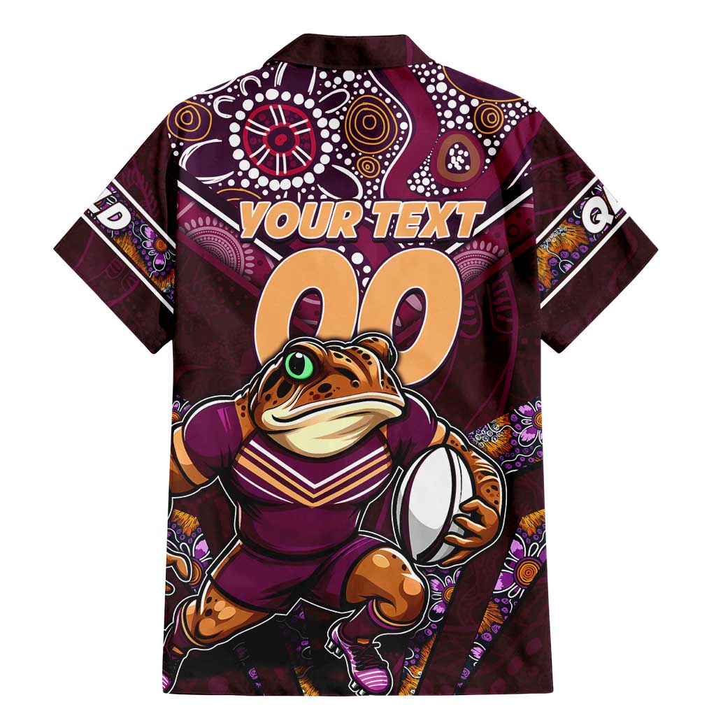Personalised Queensland Maroons Family Matching Mermaid Dress and Hawaiian Shirt Mascot Rugby League