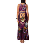 Personalised Queensland Maroons Family Matching Tank Maxi Dress and Hawaiian Shirt Mascot Rugby League