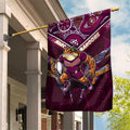 Queensland Maroons Garden Flag Mascot Rugby League