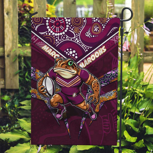 Queensland Maroons Garden Flag Mascot Rugby League