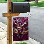 Queensland Maroons Garden Flag Mascot Rugby League