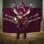 Queensland Maroons Hooded Blanket Mascot Rugby League