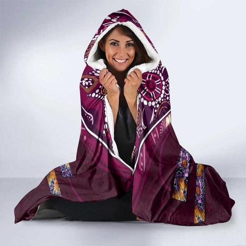Queensland Maroons Hooded Blanket Mascot Rugby League
