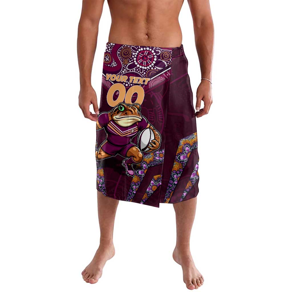Personalised Queensland Maroons Lavalava Mascot Rugby League