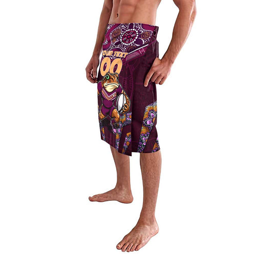 Personalised Queensland Maroons Lavalava Mascot Rugby League