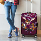 Queensland Maroons Luggage Cover Mascot Rugby League