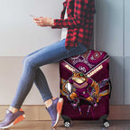 Queensland Maroons Luggage Cover Mascot Rugby League