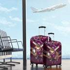 Queensland Maroons Luggage Cover Mascot Rugby League