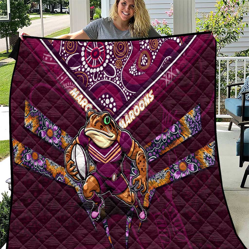 Queensland Maroons Quilt Mascot Rugby League