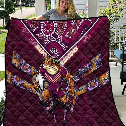 Queensland Maroons Quilt Mascot Rugby League