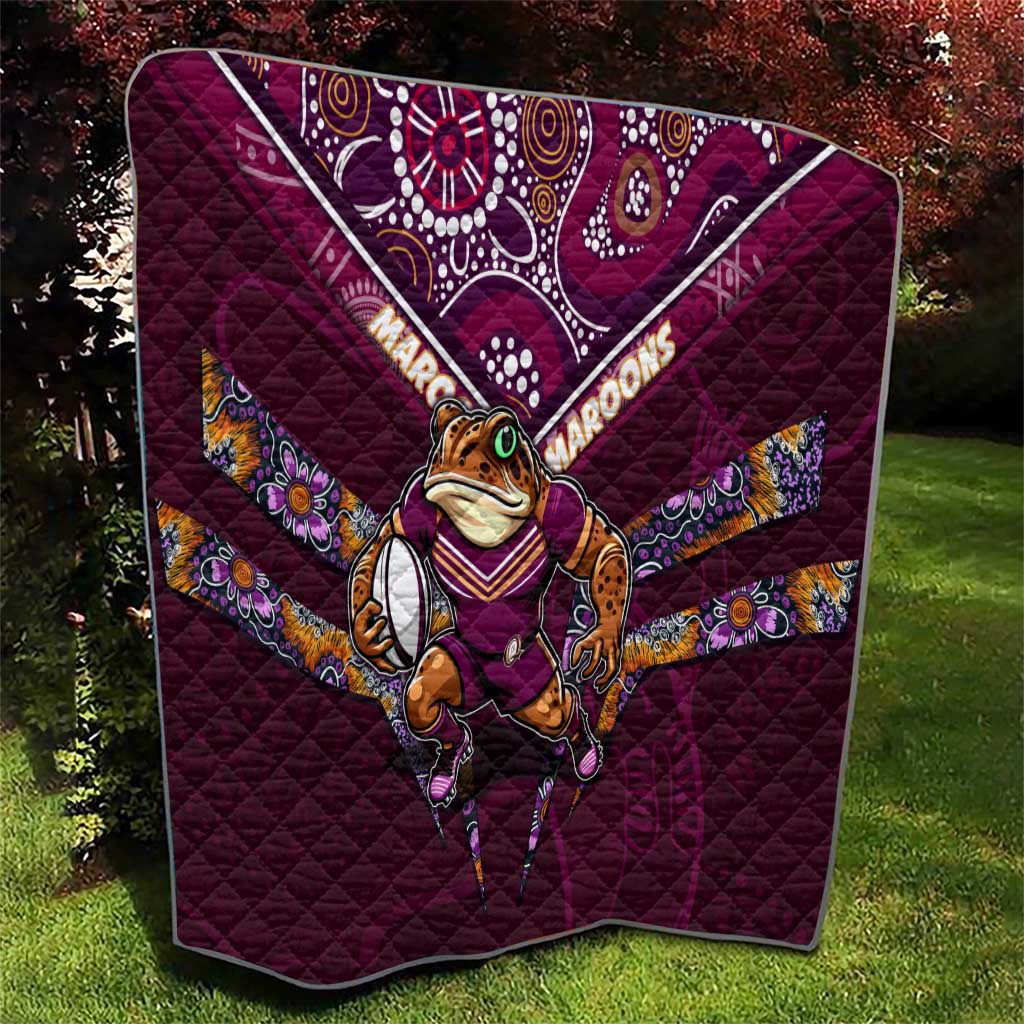 Queensland Maroons Quilt Mascot Rugby League