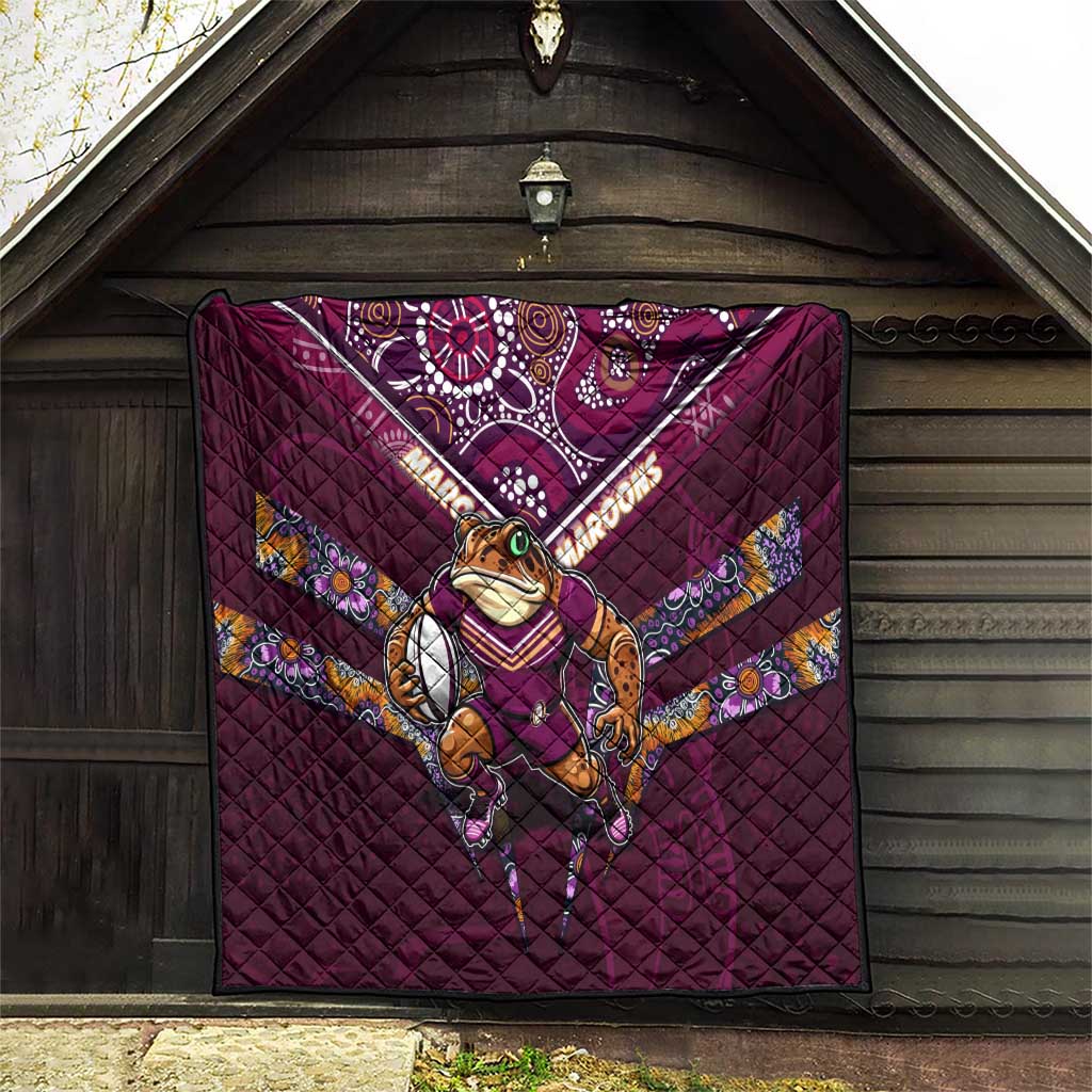 Queensland Maroons Quilt Mascot Rugby League