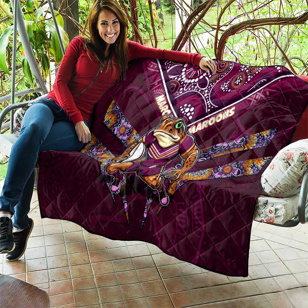Queensland Maroons Quilt Mascot Rugby League