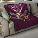 Queensland Maroons Quilt Mascot Rugby League