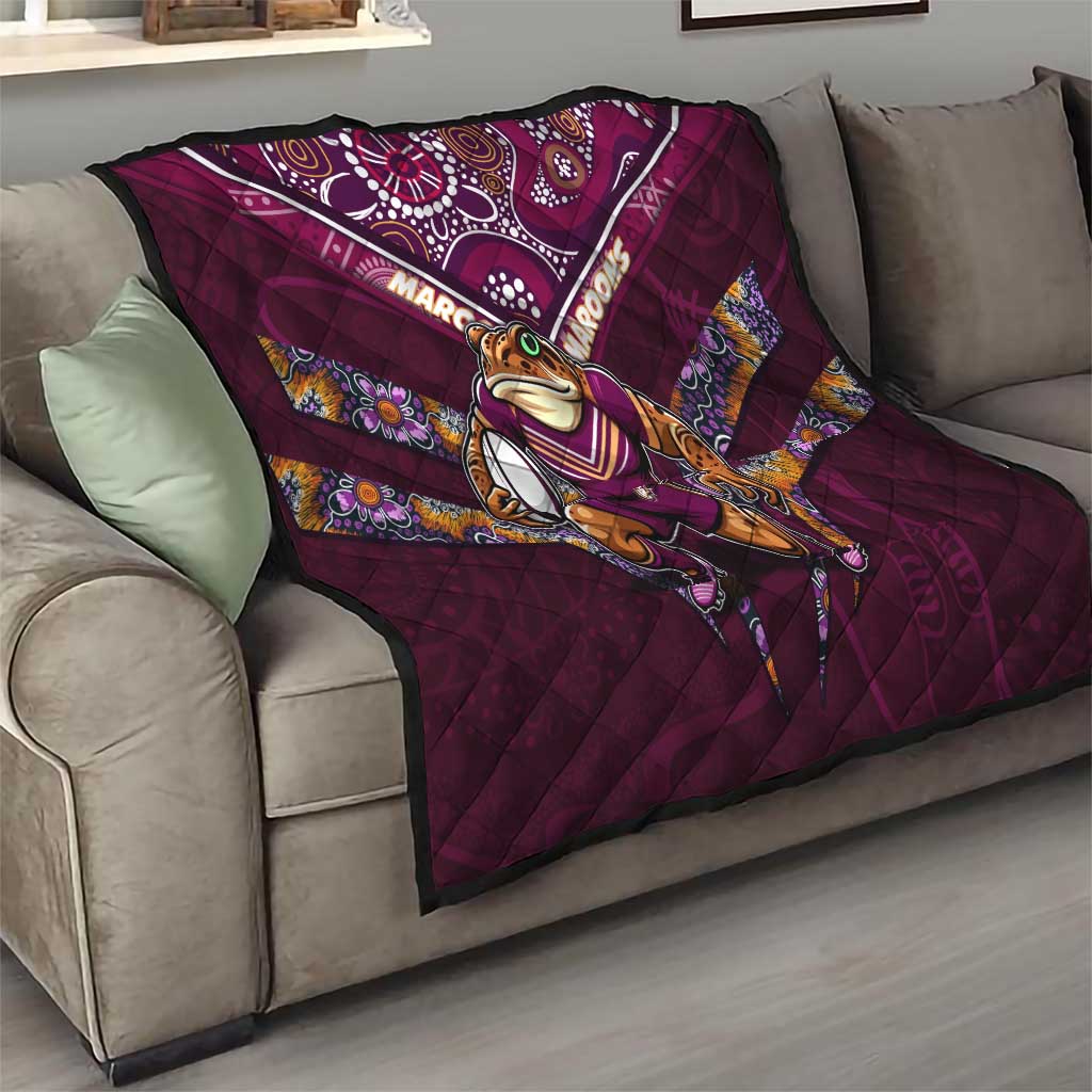 Queensland Maroons Quilt Mascot Rugby League