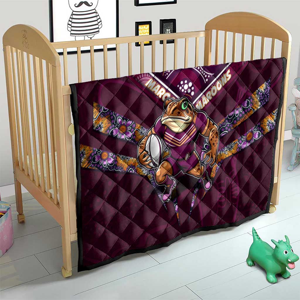 Queensland Maroons Quilt Mascot Rugby League