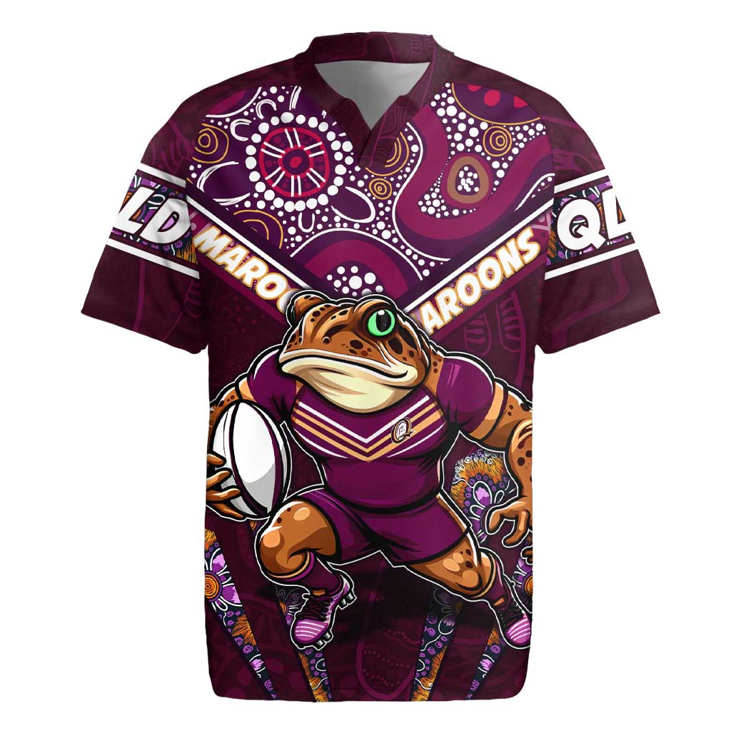 Personalised Queensland Maroons Rugby Jersey Mascot Rugby League